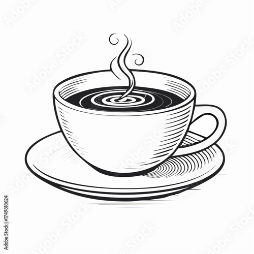 cup of hot coffee
