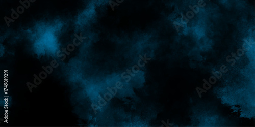 Abstract watercolor background in rich blue palette fluid texture, deep blue wallpaper with a fine velvety texture created, dark art with space for design, blue textured abstract art background.