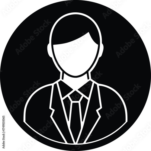 Teacher Avatar vector icon.
