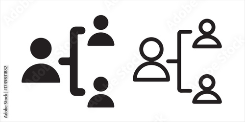 Family tree diagram illustrating lineage and genealogy connections, exploring heritage and ancestry with professional modern design for historical research projects vector illustration