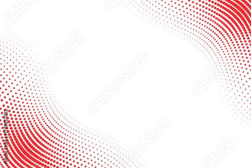 Halftone Wave Gradient – Abstract Dot Pattern with Blank Center and Motion Illusion