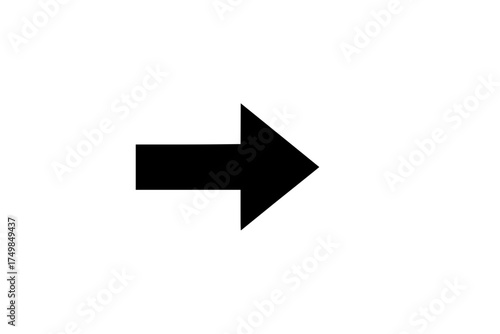 Free Download Isolated black right arrow graphic symbol
 - GFXLoad