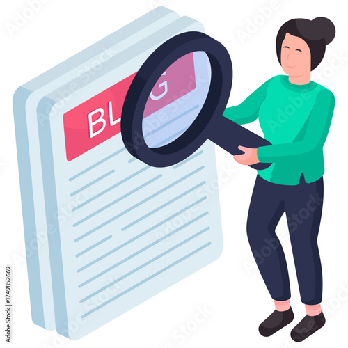 Vector design of search blog 