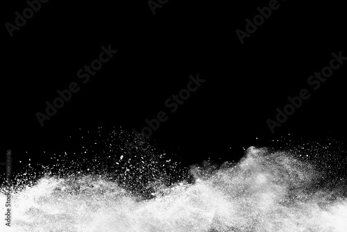 Wallpaper Mural White powder explosion on black background. Torontodigital.ca
