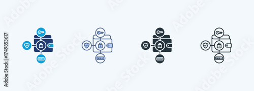 Security Feature Multiple Style Icon Collection