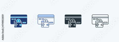Prepaid Card Multiple Style Icon Collection