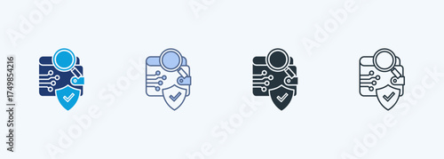 Security Audit Multiple Style Icon Collection