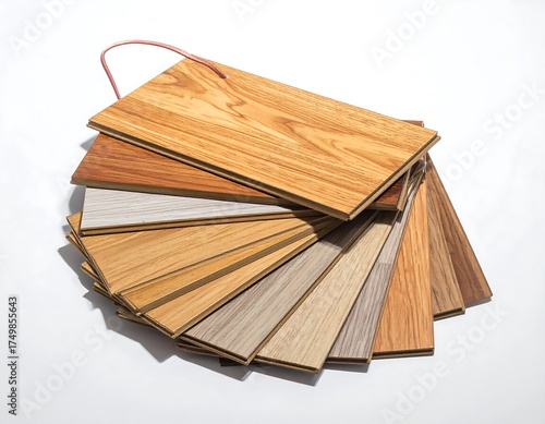 Flooring Sample Swatches Displayed.