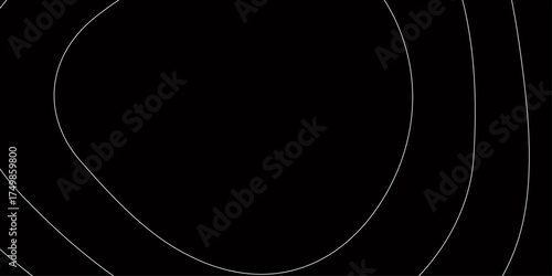 Abstract dark black background with a bright flash of light and smoke for video or business animation