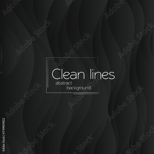 Background with dark gradient waves.