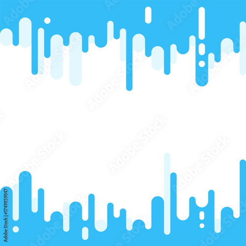 Background dynamic wavy form with irregular parallel rounded lines. Space for your message.