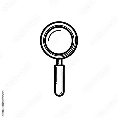 Magnifying Glass Icon for Search and Discovery.