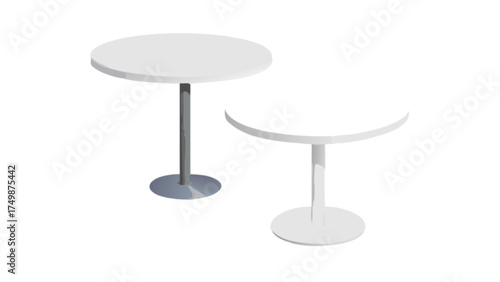 Shop modern round table white top metal base for dining room kitchen cafe restaurant furniture online