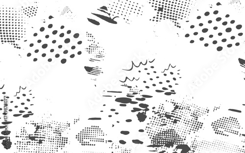 Grunge texture white and black. Sketch abstract to Create Distressed Effect. Collection of vector, distress, textures .Simply Place grungy textured overlay over any Object to grunge