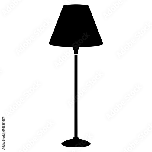 table lamp isolated on white