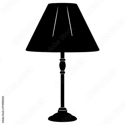 table lamp isolated on white