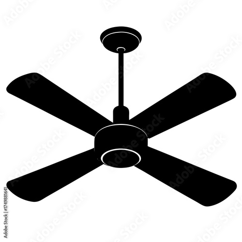 fan isolated on white
