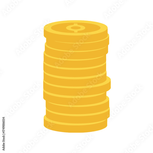 Stack of Gold Coins.