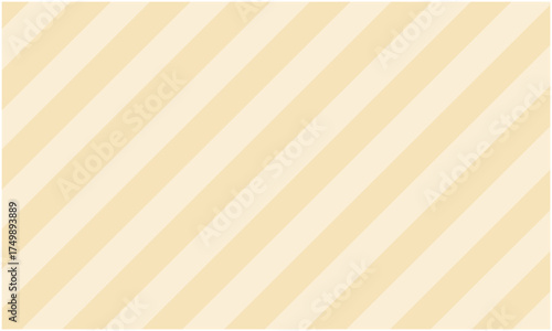 Diagonal yellow beige sand stripes on cream background vector copy space