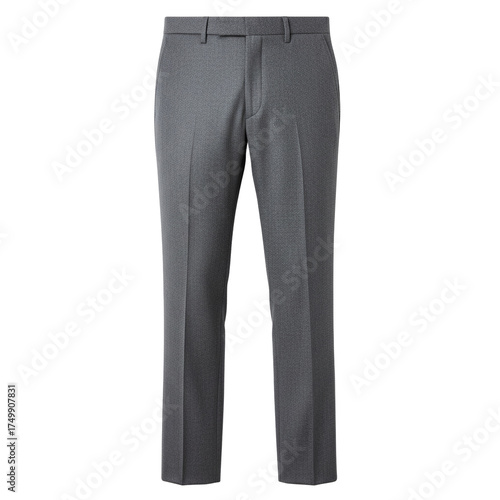 Foto Classic grey men's formal dress pants trousers mockup