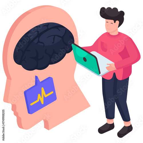 Premium download illustration of brain
