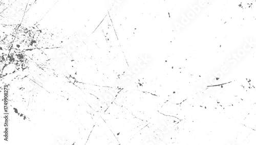 White background with dark grey scratches and speckles vector