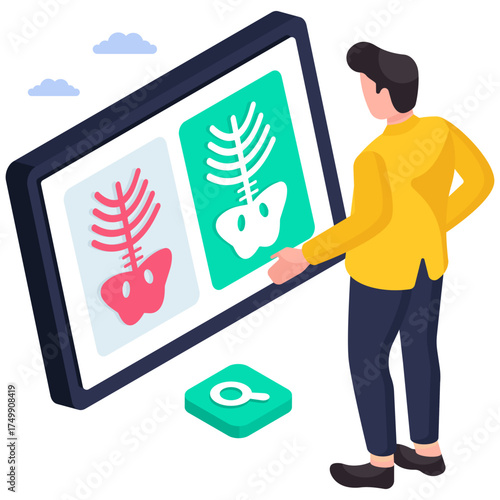 Premium download illustration of radiology 