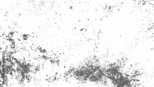 Gray specks scattered on white background dots