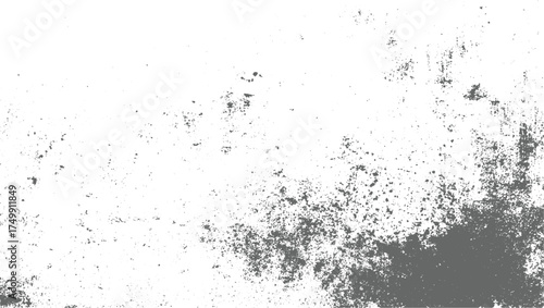Gray speckled texture on white background grunge