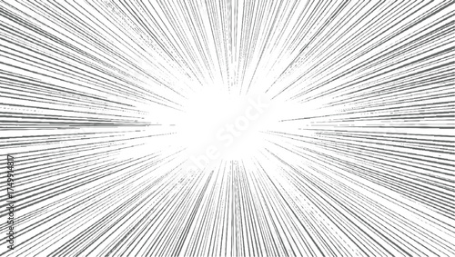 Radial lines burst effect grey white abstract background
