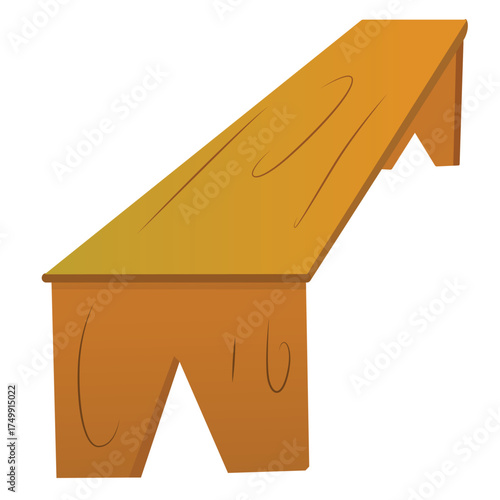  Cute cartoon hand drawn vector long student school desk clipart.