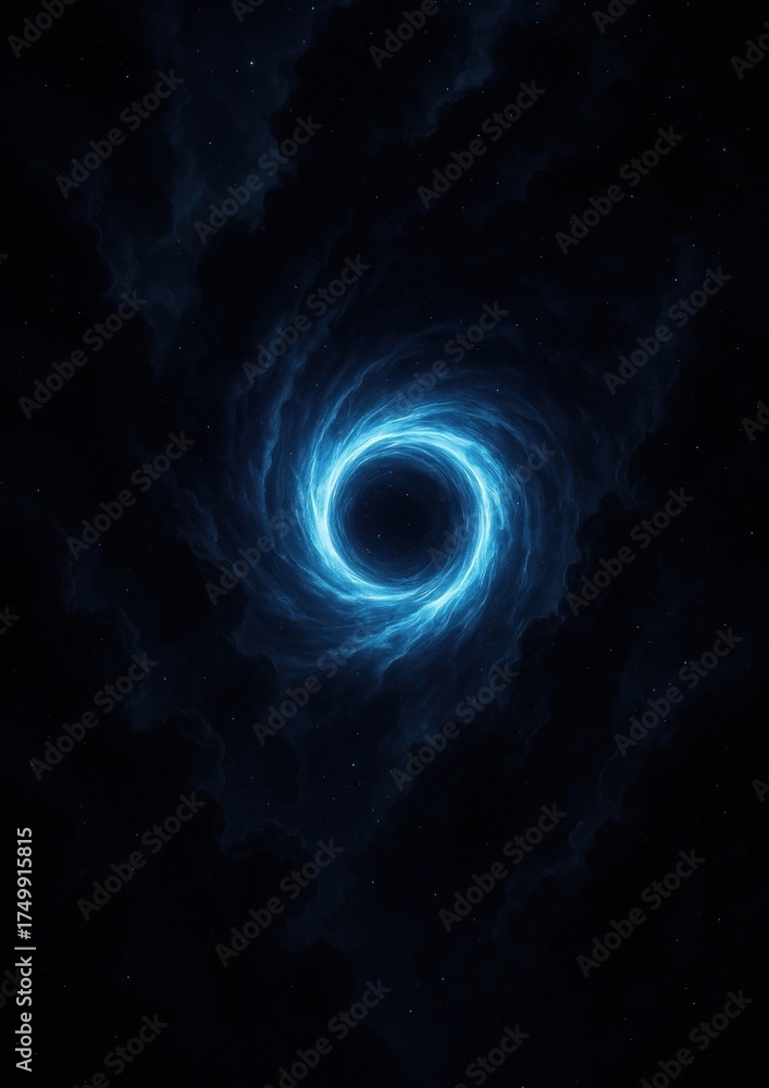 Obraz premium Mystical swirling cosmic vortex