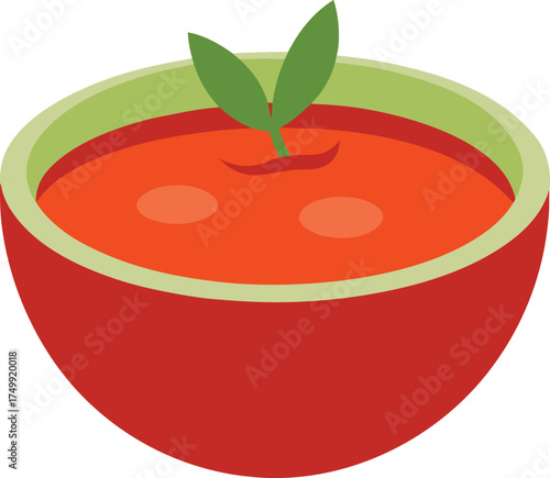 tomato soup clip art on transparent background