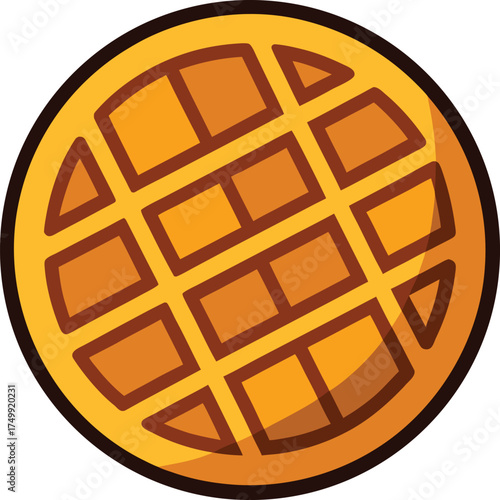 waffle clip art on transparent background