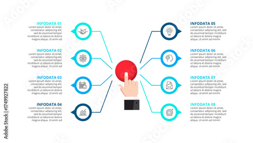 Business Infographic Set — Success Finance and Data Visualization Concept