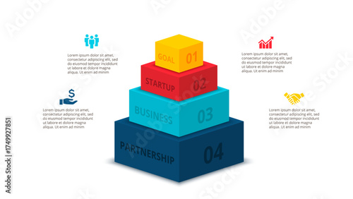 Business Infographic Set — Success Finance and Data Visualization Concept