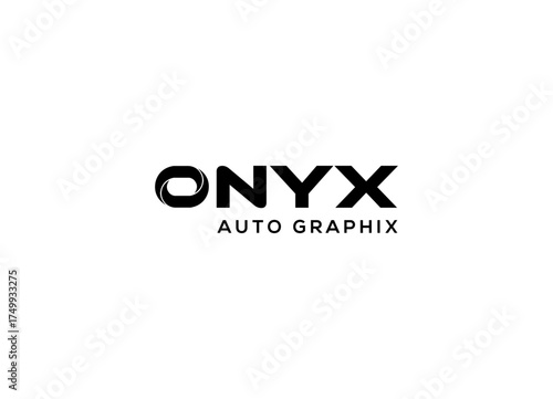 The logo design for ( ONYX AUTO GRAPHIX )