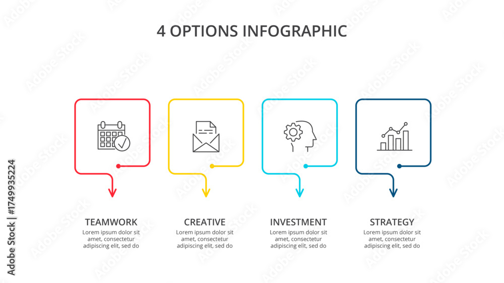 Fototapeta premium Business Infographic Set — Success Finance and Data Visualization Concept