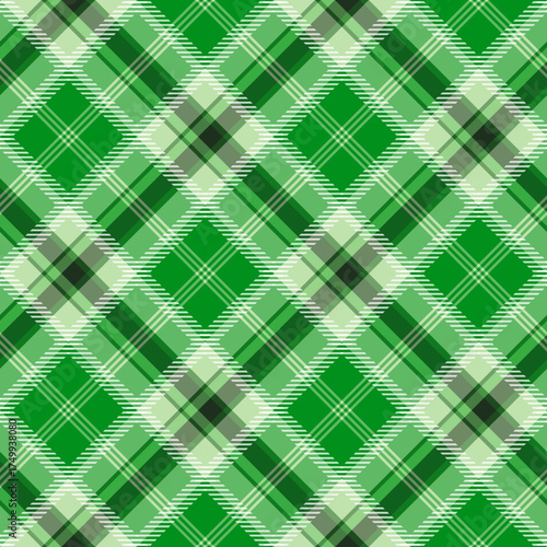 Plaid pattern tartan gingham vector illustration for making dress, skirt, tablecloth, wallpaper or background