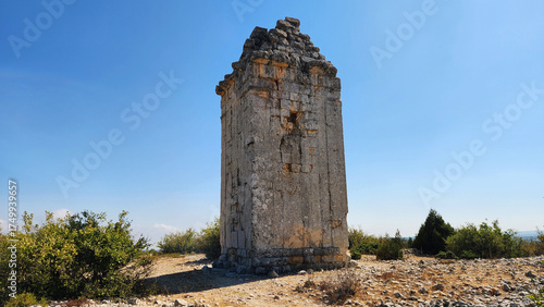 Fotografie In the Uzuncaburç village of the Silifke district in Mersin province, at the anc