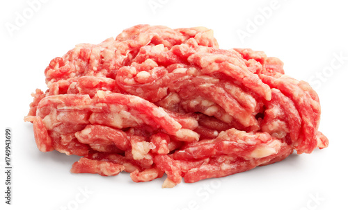 Wallpaper Mural Fresh raw minced meat isolated on white Torontodigital.ca