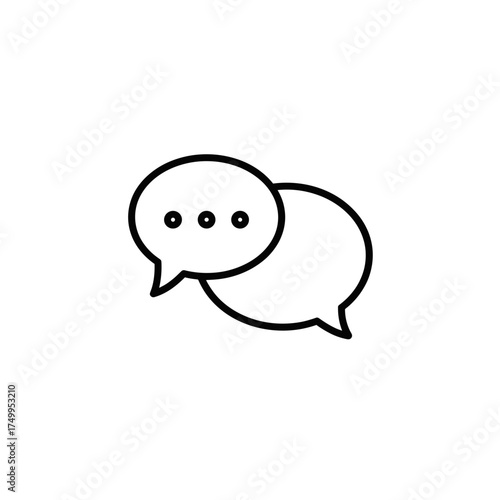 Professional Therapy Session Icon, Counseling Communication Symbol