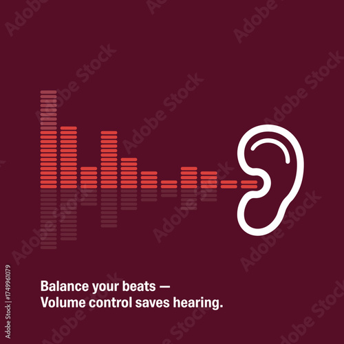 Volume Control and Hearing Protection Awareness Poster