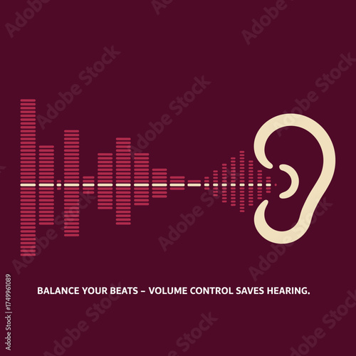 Volume Control and Hearing Protection Awareness Poster