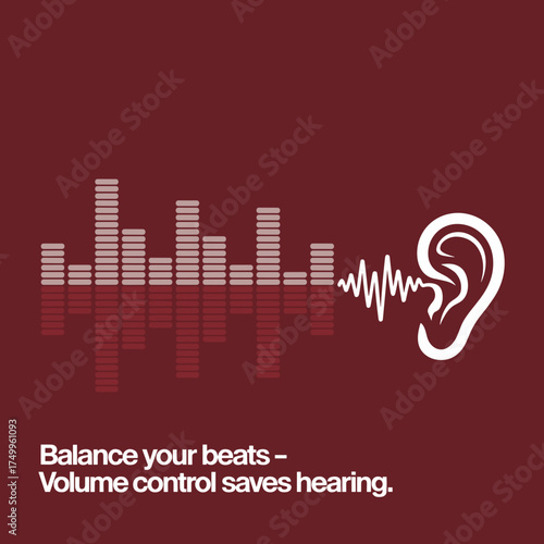 Volume Control and Hearing Protection Awareness Poster