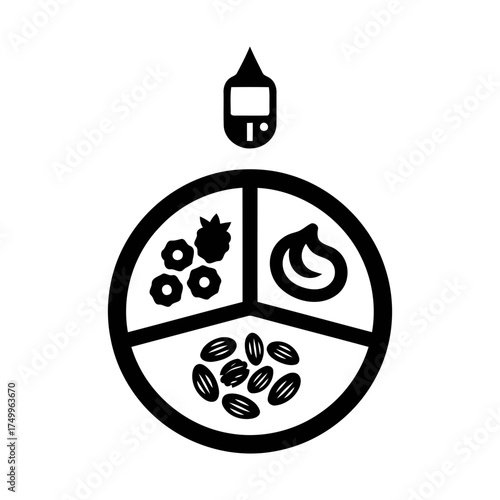 Specialized nutrition sports nutrition illustration of healthy fats, including nuts, seeds, and avocado