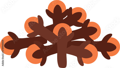 Spices for flavor and aroma stacked cloves vector