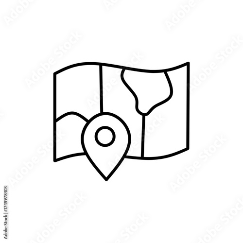 Maps Icon Line
