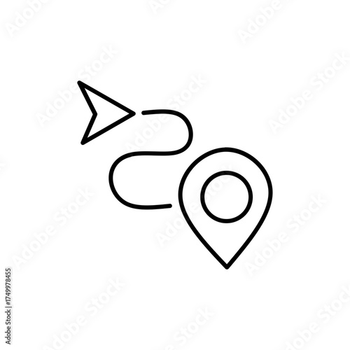 Maps Icon Line