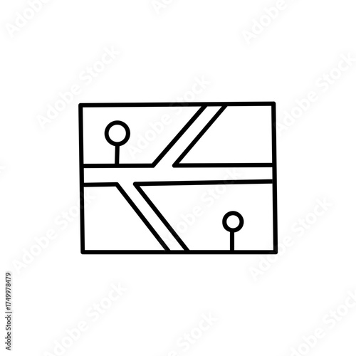 Maps Icon Line